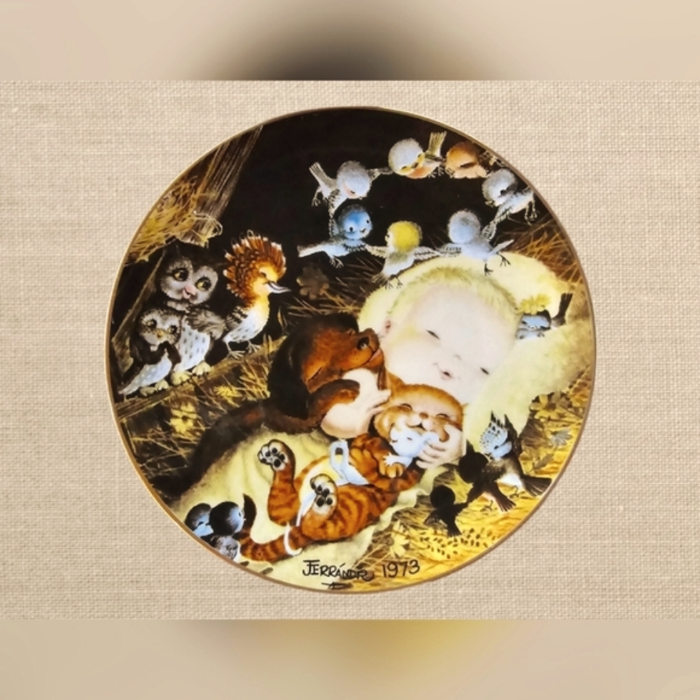1973 Christmas Plate - Made in West Germany - Juan Ferrandiz Limited Edition